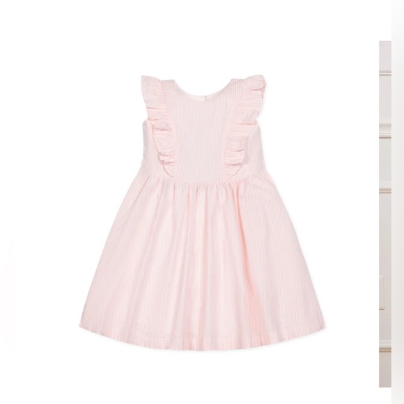 Hope&Henry Flutter Sleeve Organic Open Back Dress - Picture 3 of 7